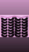 Elite Luxe Fluffy 20mm Mink Volume Strip Lashes (14 Pair Pack)
