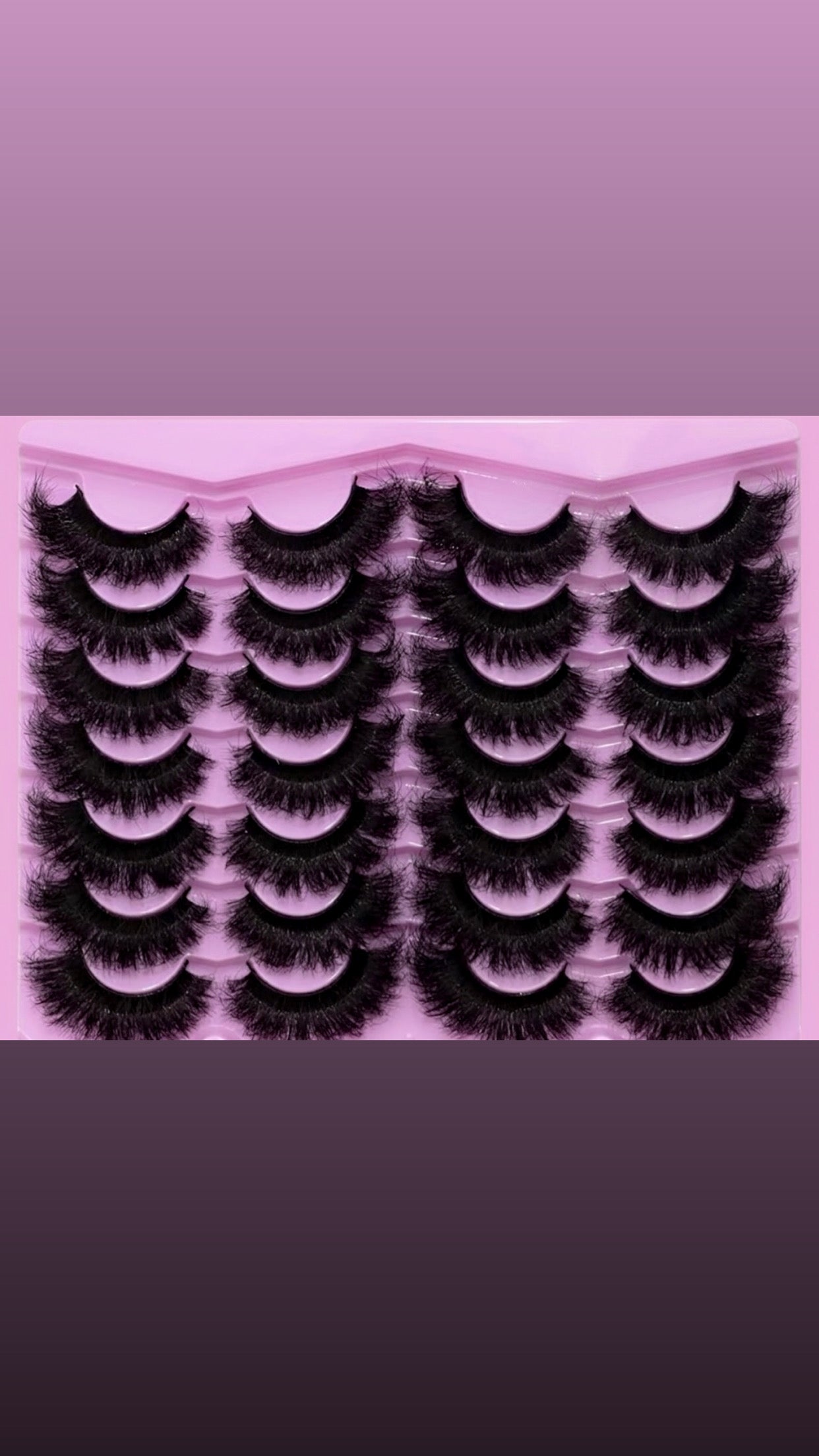 Elite Luxe Fluffy 20mm Mink Volume Strip Lashes (14 Pair Pack)